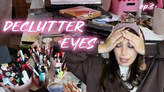 DECLUTTERING DI TUTTE LE MIE PALETTE OCCHI MASCARA EYELINER etc 🗑️🥲 MelissaTani [upl. by Lory]