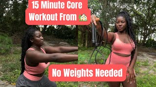 Beginner Friendly Core Workout From Home  workout workoutmotivation health healthy explore [upl. by Miah]