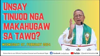 quotUnsay tinuod nga makahugaw sa tawoquot  0272024 Misa ni Fr Ciano Ubod sa SVFP [upl. by Nnainot971]