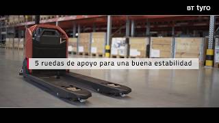 BT Tyro  Transpaleta eléctrica con gran estabilidad Toyota Material Handling [upl. by Amor]