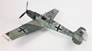 Airfix 124 Messerschmitt BF 109E 4 2017 build [upl. by Ruthann]