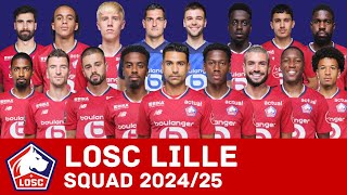 LOSC LILLE Full Squad For Season 202425  Lille  FootWorld [upl. by Hindu]