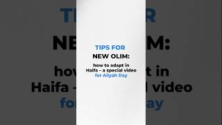 🎥 How to adapt in Haifa Tips from olim AliyahDay Haifa OlimTips Newolim [upl. by Primaveras]