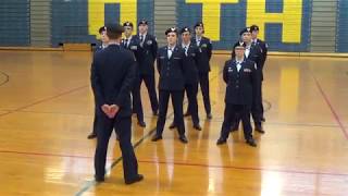 OTHS AFJROTC UnArmed Drill Team 2 [upl. by Rimahs]