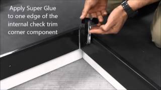 Sure Edge ® Internal Check Kerb Trim Corner Installation [upl. by Nuahsed]