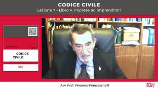 Codice civile  Lezione 7  Libro V Imprese ed imprenditori [upl. by Lanoil]