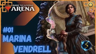 Its Showtime Marina Vendrell ☀️💧💀🔥🌲 01  MTG Arena  Historic Brawl [upl. by Lladnor]