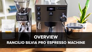 Rancilio Silvia Pro Espresso Machine Overview [upl. by Aissatan]