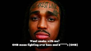 Quavo  Over H amp Bs Chris Brown Diss  Lyric Video [upl. by Bobbe]