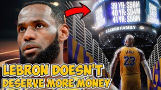 LEBRON JAMES IS SELFISH WON’T TAKE PAYCUT TO HELP LAKERS WIN OFFERED 162 MILLION TO WIN LOSE FINALS [upl. by Ellimak]