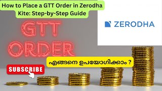 How to Place a GTT Order in Zerodha Kite StepbyStep Guide [upl. by Air]