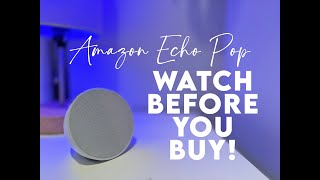 Review Amazon Echo Pop Smart Speaker [upl. by Idorb]