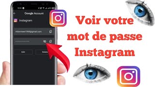 Comment trouver le mot de passe et le nom dutilisateur Instagram  Comment voir votre mot de passe [upl. by Ynnahc603]