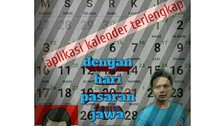 Kalender lengkap dengan hari pasaran jawa tahun 20172018 [upl. by Eyaj]