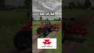 MASSEY FERGUSON from SMALL to LARGE Farming Simulator 22 [upl. by Asirahc]