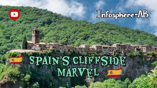 Castellfollit de la Roca Spains Cliffside Marvel  InfoSphereAB shortvideo [upl. by Eliam38]