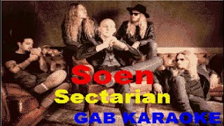 Soen  Sectarian GB  Karaoke Instrumental Lyrics [upl. by Ethel]