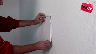 Access Panel  How to install a Plastic Access Panel Reversable [upl. by Rubenstein]