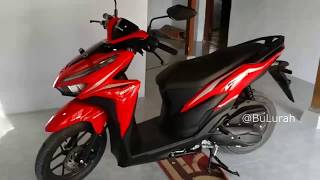 Vario 125 2018 MERAH Terbaru All New Masih Pakai Striping [upl. by Netsriik]