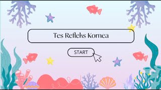 TES REFLEKS KORNEA  DINAR RACHMATIN 2408945 [upl. by Akkahs976]