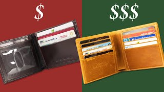 Cheap vs Expensive Leather Wallets Which Is Best for You [upl. by Glialentn261]