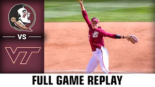 Florida State vs Virginia Tech Full Game Replay  2023 ACC Softball Game 3 [upl. by Che]