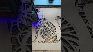 Sculpfun SFA9 Cutting cardboard 2 mm Cat mandala 🐈 [upl. by Marie]