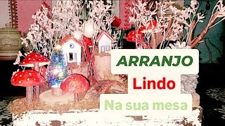 UM ARRANJO DE NATAL PARA SUA MESA [upl. by Farmann83]