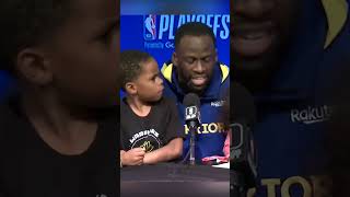 Guilty as charged 😂 Draymond Green and his kids are adorable 💛  shorts [upl. by Ahsekal]