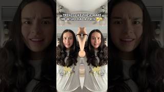 Do you have a twin 👀🤷🏻‍♀️😆 fypシ゚ funny skit twins filter relatable trend shorts viral [upl. by Trager]