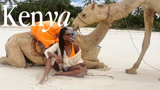 Kenya  Diani Beach camel riding rainforest hotel room [upl. by Rebbecca218]