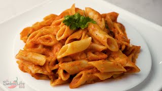 Pasta Plumilla con Salsa de Tomate  quotEl Saborcito Rojoquot [upl. by Sivrad903]