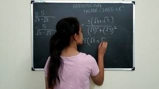 How to Rationalise the denominator  Class 9  Maths  PART 1 [upl. by Piscatelli]