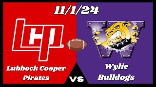 Lubbock Cooper Pirates vs Wylie Bulldogs  District Leaders Square Off In Abilene Wylie Livestream [upl. by Avron]