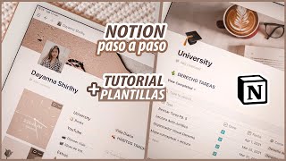 ¿CÓMO USAR NOTION   PASO A PASO  PLANTILLAS GRATIS  La mejor app para organizarte [upl. by Blandina973]