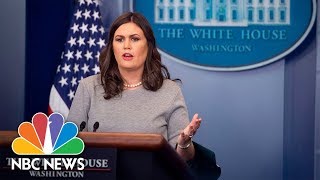 White House Press Briefing  January 3 2018 Full  NBC News [upl. by Hoban262]