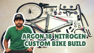 Custom bikebuild  Argon 18 Nitrogen frame  SramForce eTap AXS  United by Cycling [upl. by Loris]