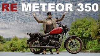 Hablemos de la Meteor 350 de Royal Enfield la cruiser de iniciación mas cómoda y económica [upl. by Giltzow]