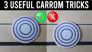 3 Useful amp Important Carrom Tricks You Must Know [upl. by Biebel]