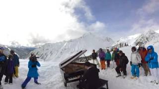 Grand Piano concert in 360° on Rocky Mountain Peak Mécénat Musica 1501 360° Phil Chiu [upl. by Anisamot]