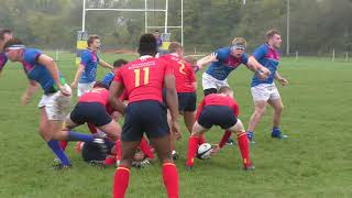 Coventry University v Birmingham University II Rugby 18102017 [upl. by Atinod559]