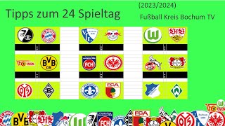 Meine Bundesliga Tipps zum 24Spieltag 20232024 Heute mal anders und auch noch Live [upl. by Rasla]