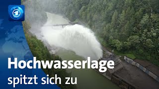 Hochwasserlage in Europa spitzt sich zu [upl. by Macintosh]