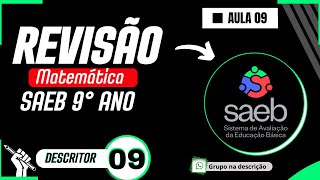 REVISÃO PARA PROVA SAEB 9º ANO AULA 9 [upl. by Schuster]