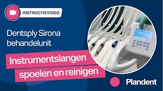 Instructievideo  Spoelen en reinigen instrumentslangen Dentsply Sirona behandelunit [upl. by Amehsat]