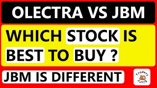 olectra greentech share vs jbm auto share  which stock is best to buy  Jbm auto is different [upl. by Dedie]