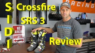 Sidi Crossfire 3 SRS Dirt Bike Boot  Product Review [upl. by Normand]