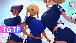 We need to work together⚽ TG TF Transgender Transformation Anime MTF [upl. by Gorey]