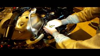 NT700V Engine Coolant Maintenance Part 03  Filling [upl. by Aimehs]