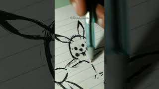 ASMRDrawing Pikachu💉Gilson Desenhosart drawing pikachu maromba shortsdrawing anime pokemon [upl. by Asital349]